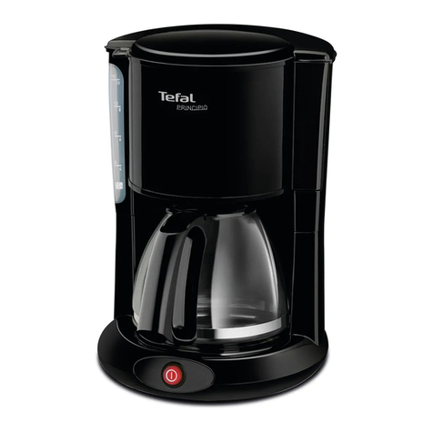 TEFAL Principio CM2608 User manual TEFAL Principio CM2608 User manual