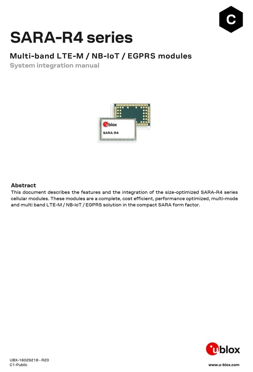 Ublox SARA-R4 Series Quick setup guide