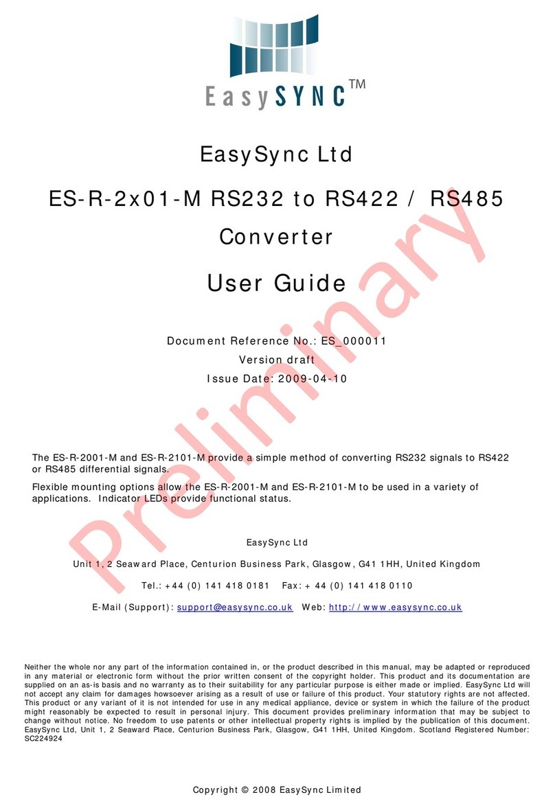 EasySync ES-R-2 01-M Series user guide