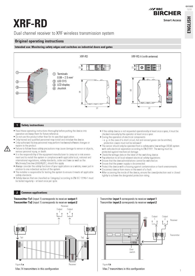 Bircher XRF-RD Original operating instructions