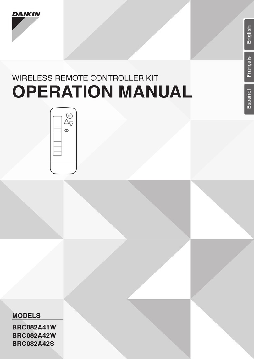 Daikin BRC082A41W Operation manual Daikin BRC082A41W Operation manual