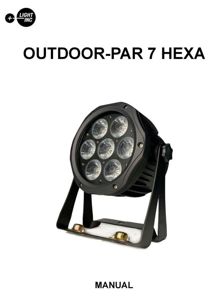 Light-ink OUTDOOR-PAR 7 HEXA manual