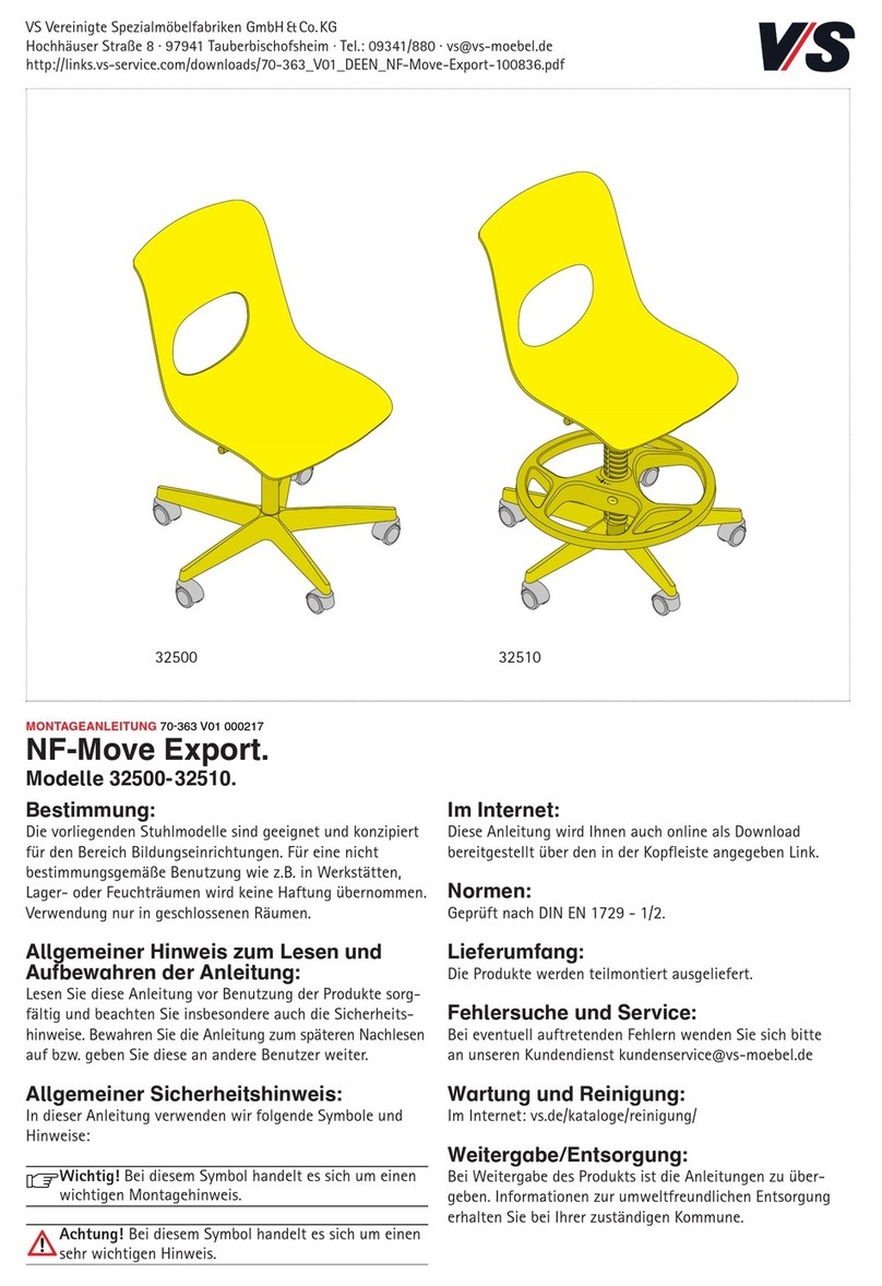 VS NF-Move Export 32500 Assembly instructions