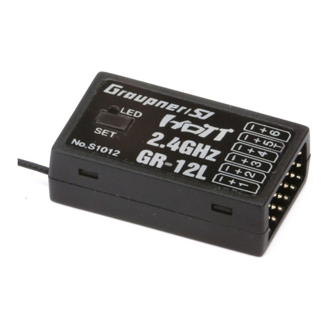GRAUPNER GR-12L HoTT User manual