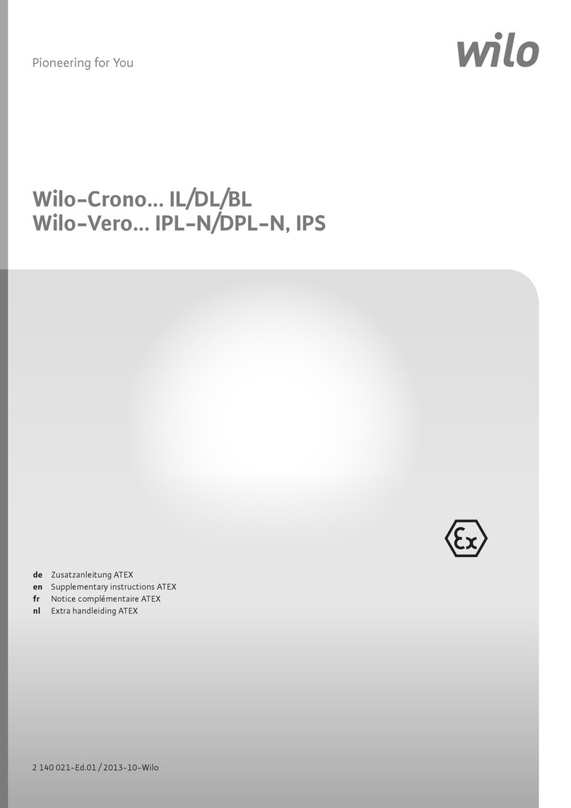 Wilo Crono Series Wiring diagram