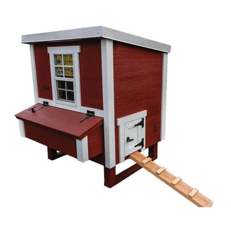 OverEZ Chicken Coop MOEZCKCP instruction manual
