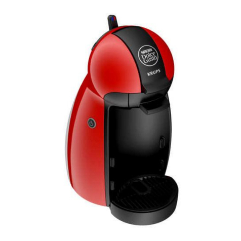 SEB ARNO KRUPS Nescafe Dolce Gusto KP10 Series Service manual