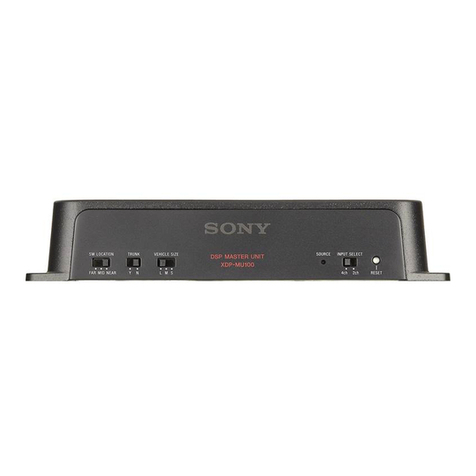 Sony XDP-PK1000 User manual