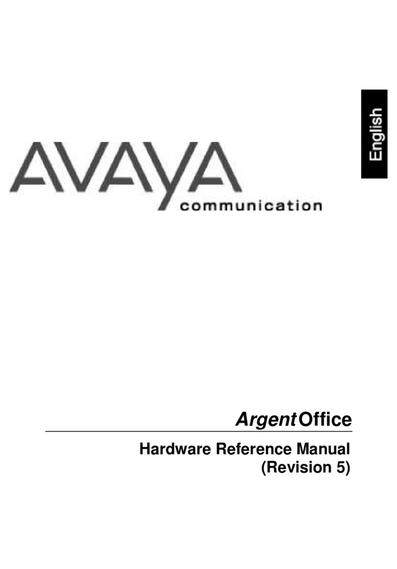 Avaya ArgentOffice Hardware reference manual