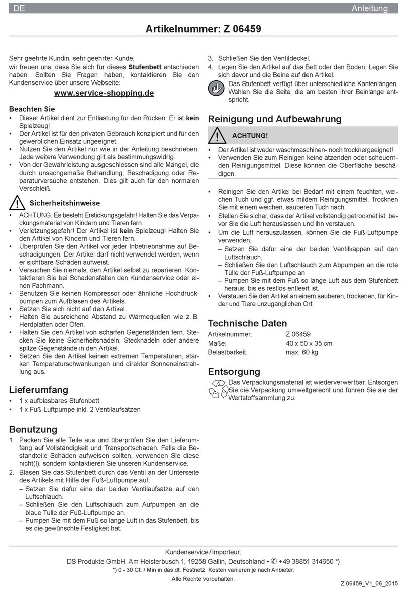 Vitalmaxx Z 06459 instructions