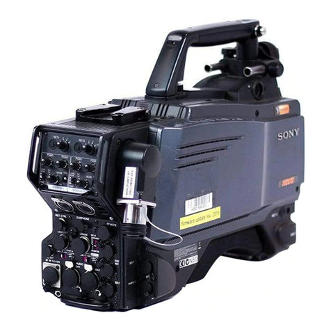 Sony HDC1000 series User manual Sony HDC1000 series User manual