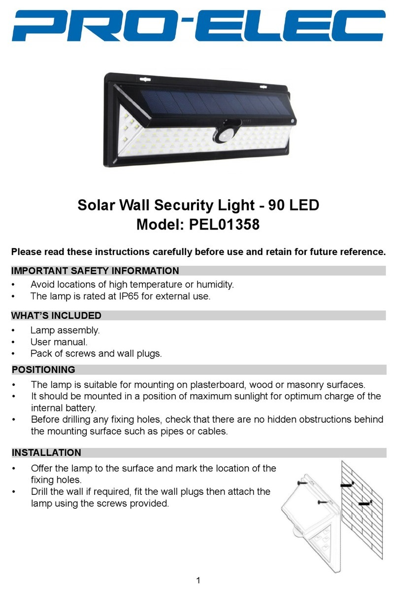 Pro-Elec PEL01358 instructions