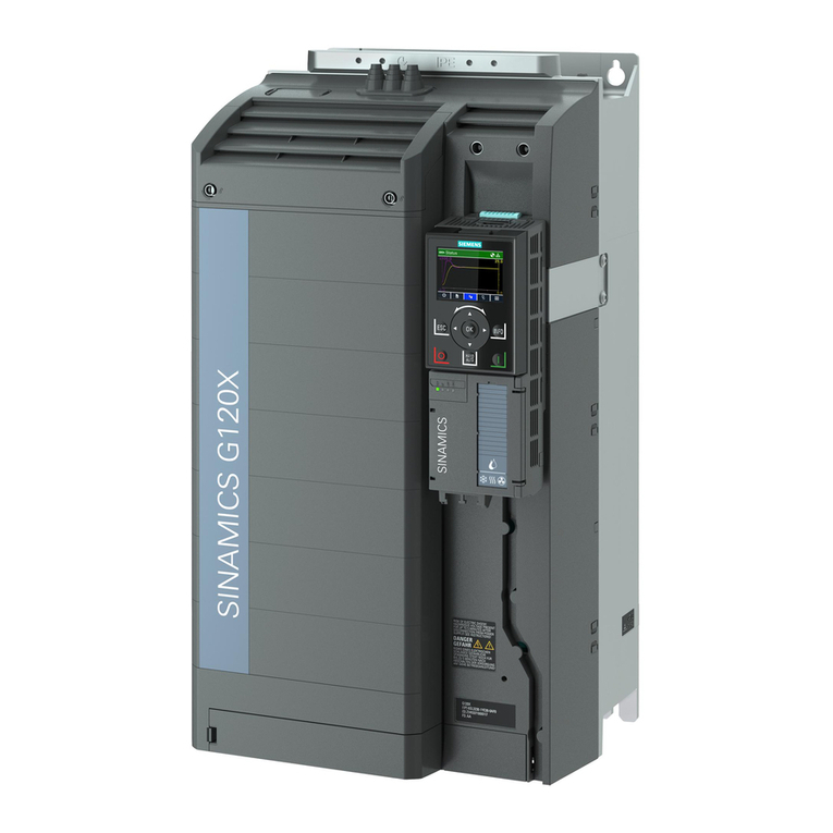 Siemens SINAMICS G120X User manual