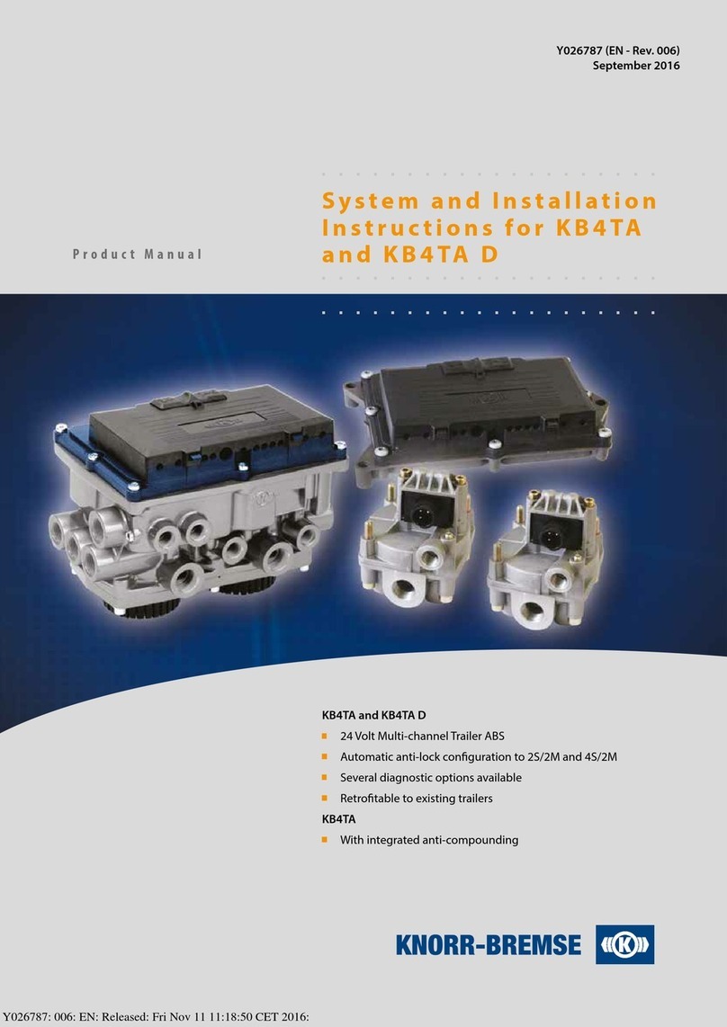 Knorr-Bremse KB4TA User manual