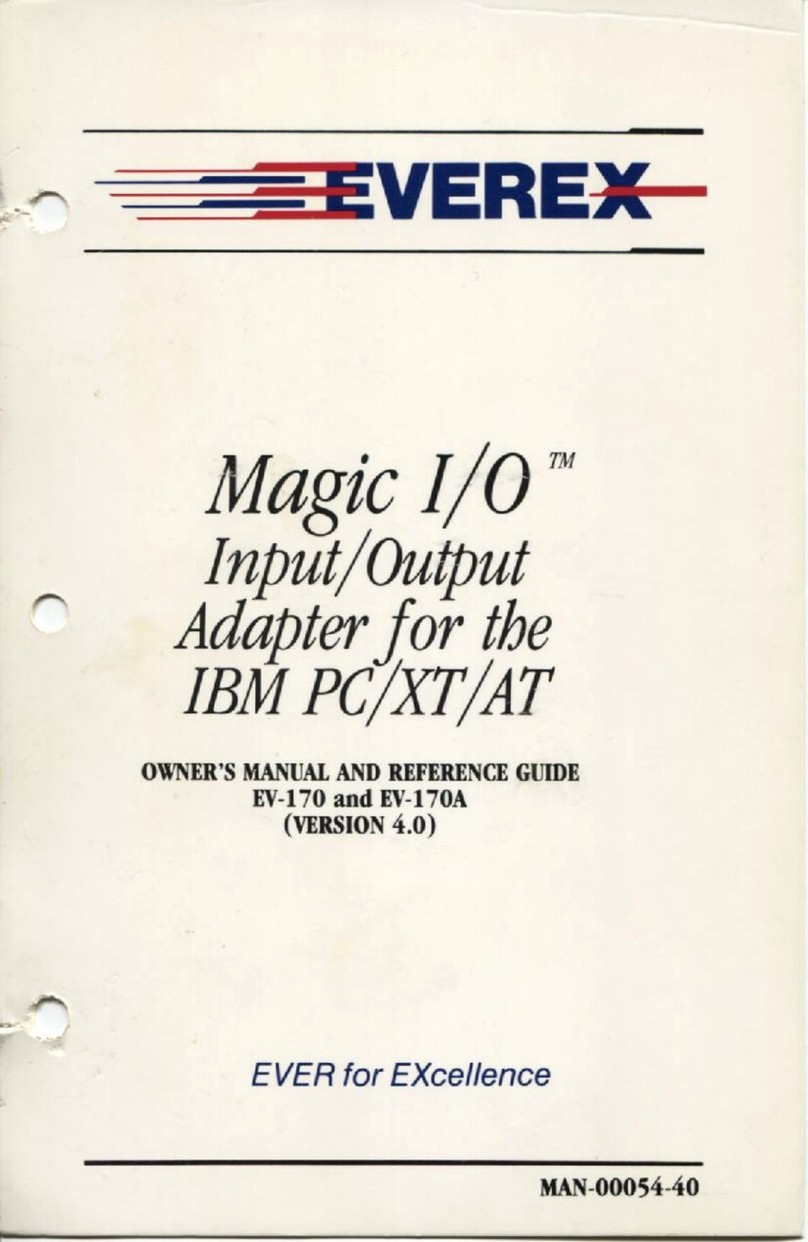 Everex Magic I/O EV-170 Owner's manual and reference guide