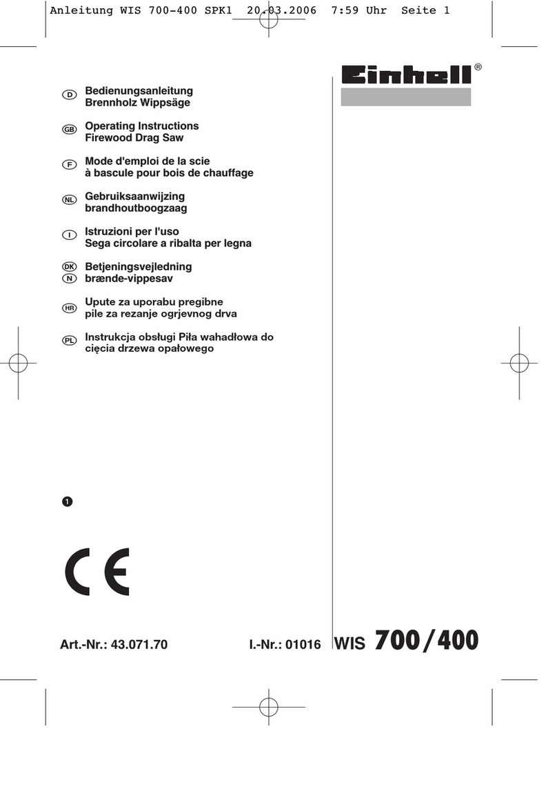 EINHELL WIS 700/400 operating instructions