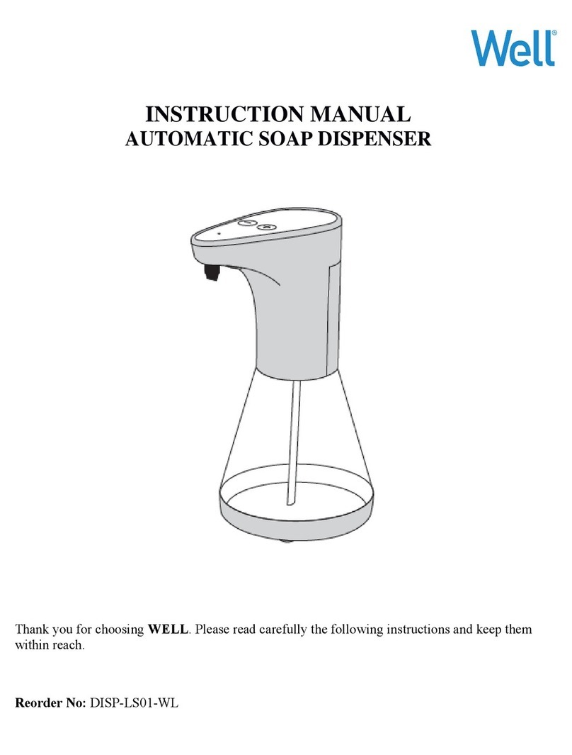 Well DISP-LS01-WL instruction manual