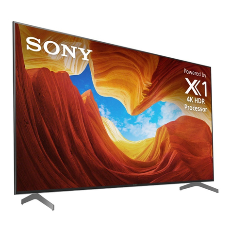 Sony BRAVIA XBR-55X900H User manual Sony BRAVIA XBR-55X900H User manual
