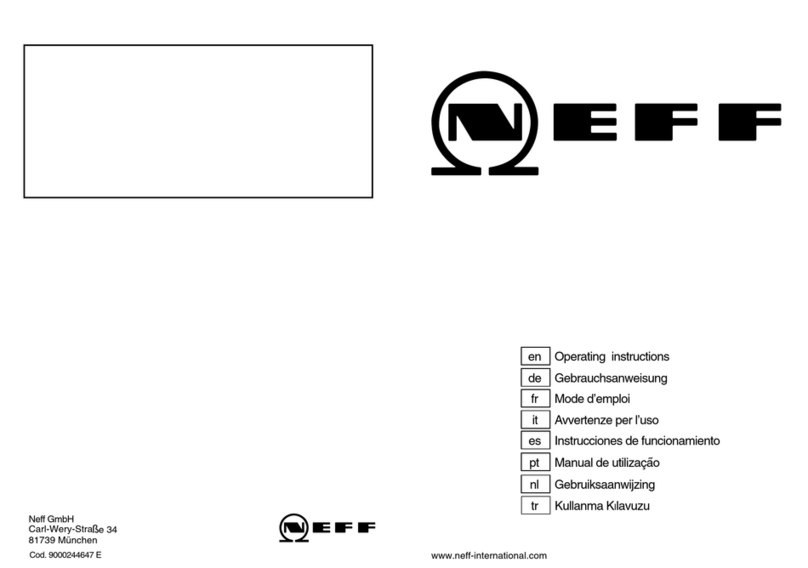 NEFF HSE-6PL403F User manual