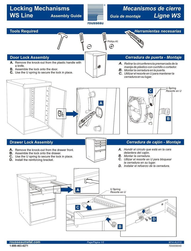 Rousseau W14-AL01S Assembly guide Rousseau W14-AL01S Assembly guide
