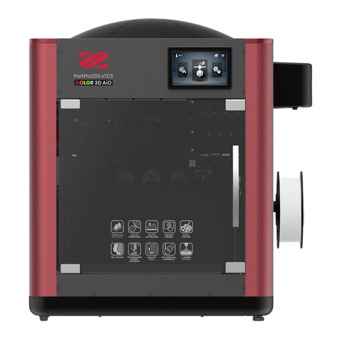 XYZ Printing PartPro200 xTCS user manual