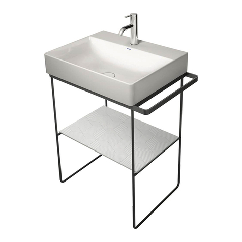 DURAVIT DuraSquare 0031144600 Care Instructions