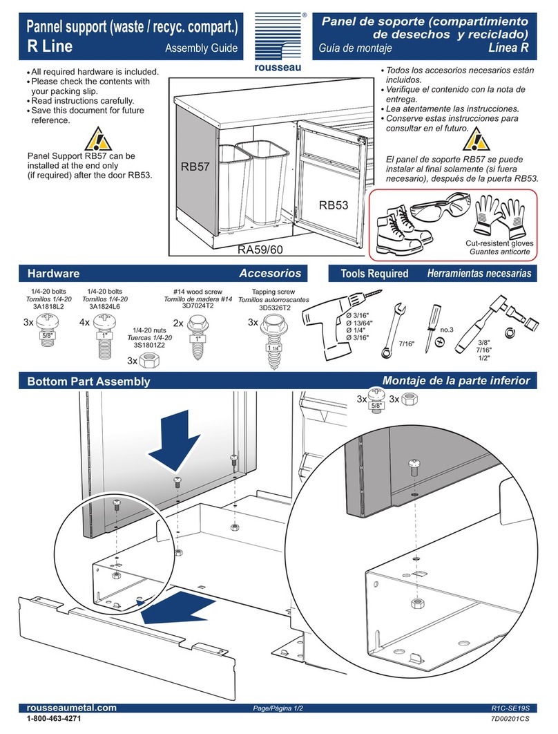 Rousseau R1C-SE19S Assembly guide