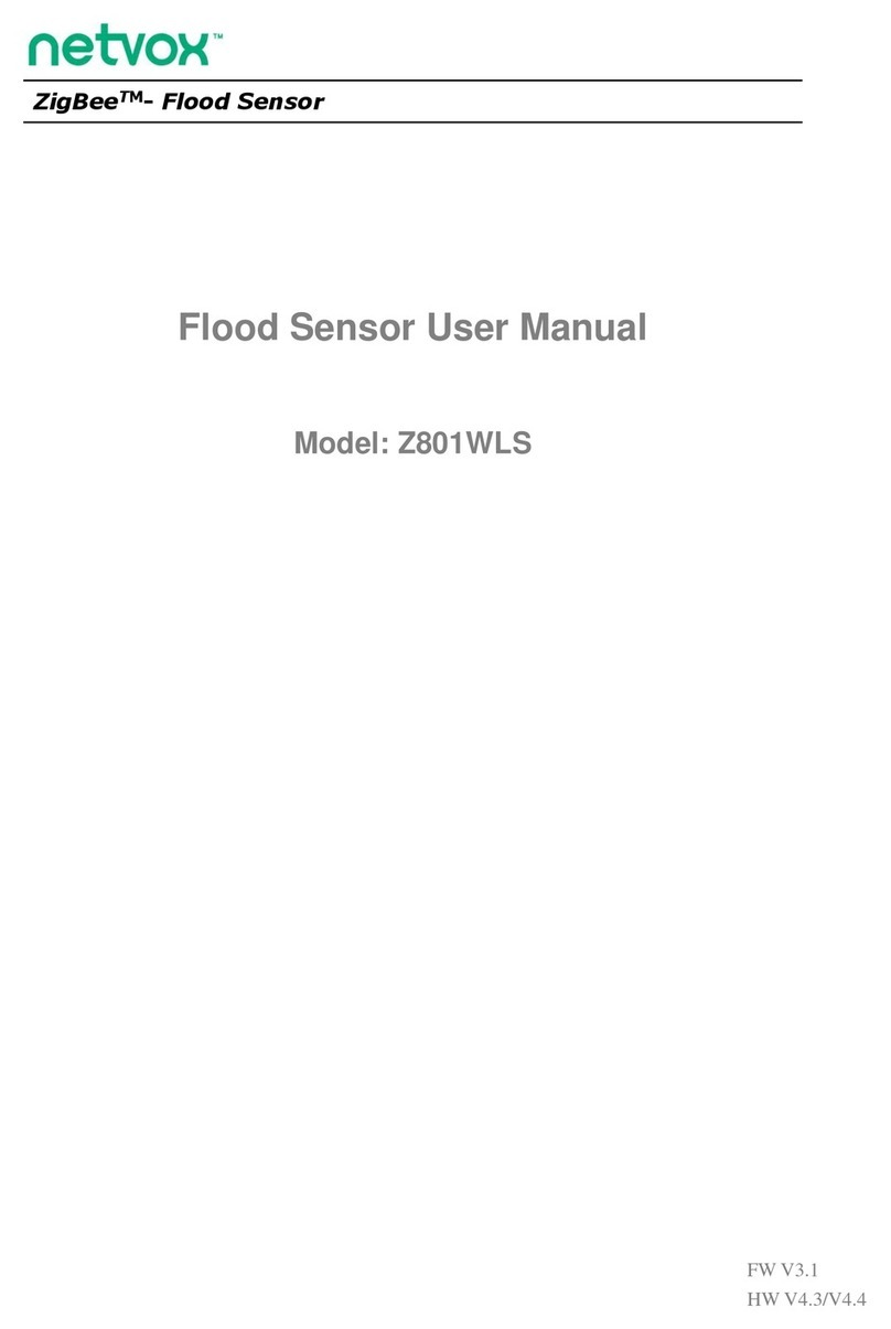 netvox ZigBee Z801WLS User manual netvox ZigBee Z801WLS User manual