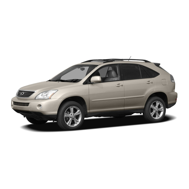 Lexus HYBRID RX400h User manual Lexus HYBRID RX400h User manual