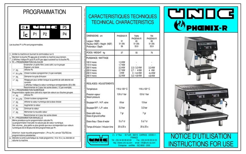 Unic Phoenix-R Instructions for use