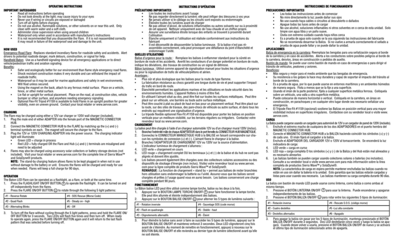 Aervoe 1154 operating instructions