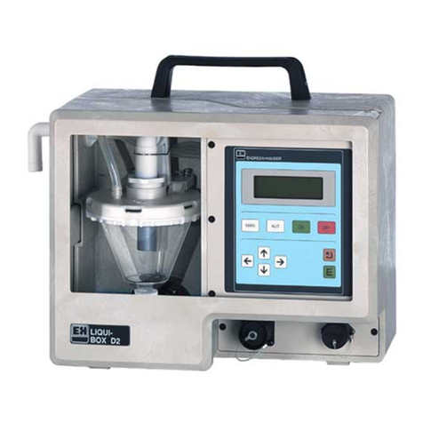 Endress+Hauser asp-station d 2 User manual