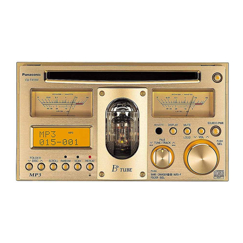 Panasonic CQ-TX5500W User manual