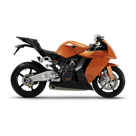KTM 1190 RC8 EU 2008 Operating instructions