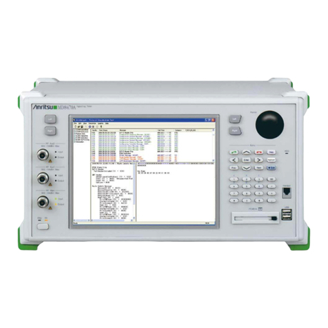 Anritsu MD8470A Operation manual