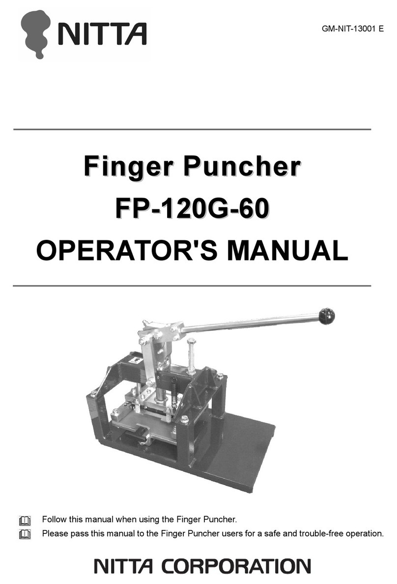 Nitta FP-120G-60 User manual
