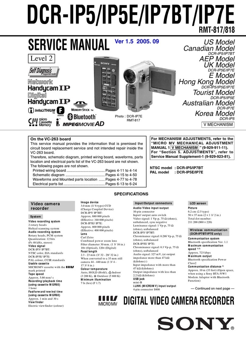 Sony DCR-IP5 MovieShaker v3.1 User manual