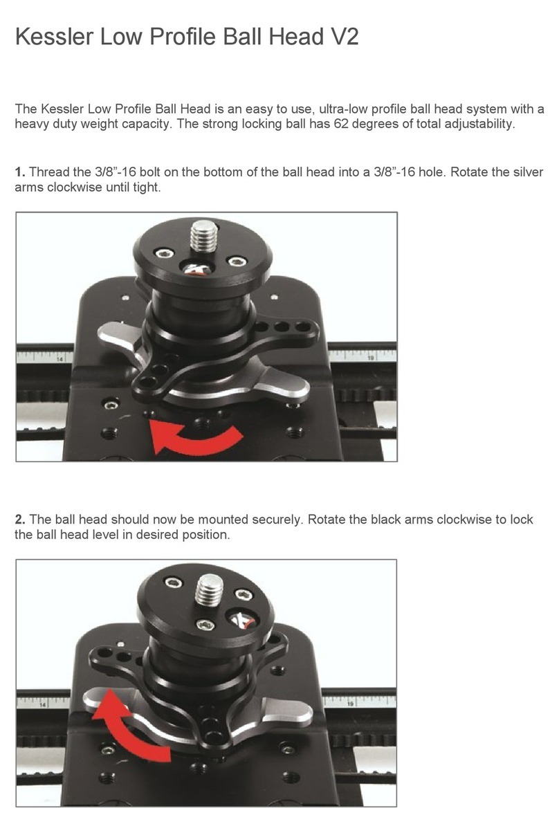 Kessler Low Profile Ball Head V2 User manual