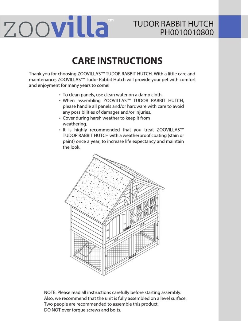 Zoovilla TUDOR PH0010010800 Care Instructions Zoovilla TUDOR PH0010010800 Care Instructions