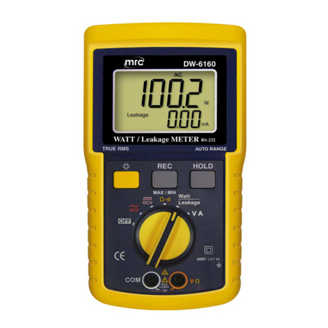 MRC DW-6160 User manual