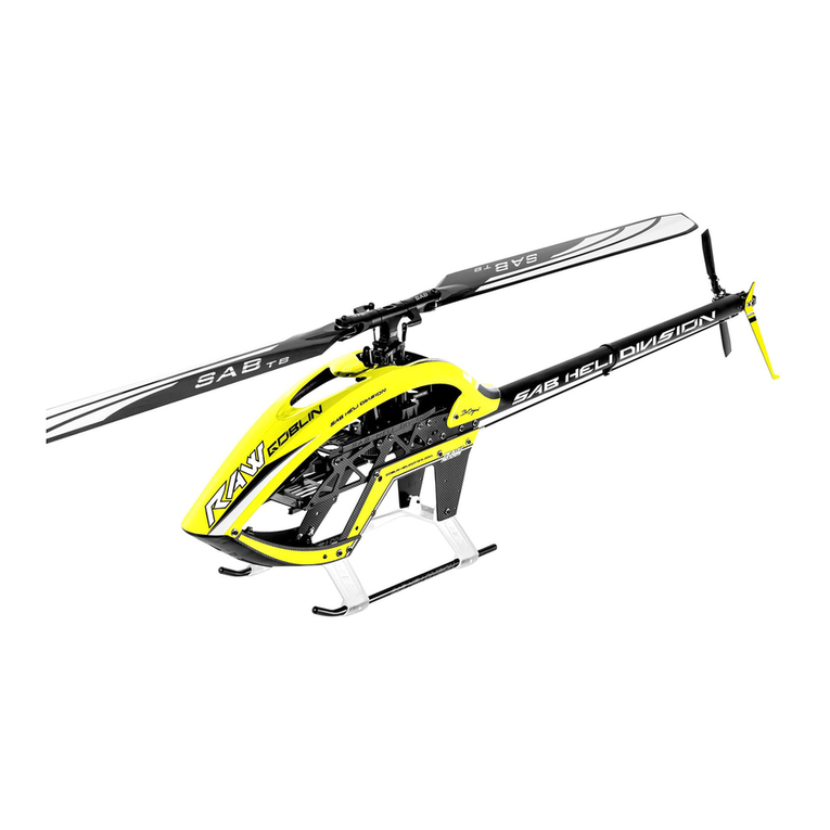 SAB Heli Division Goblin RAW 700 manual