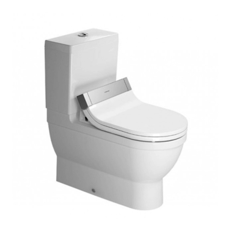 DURAVIT SensoWash 2129590000 Mounting instructions