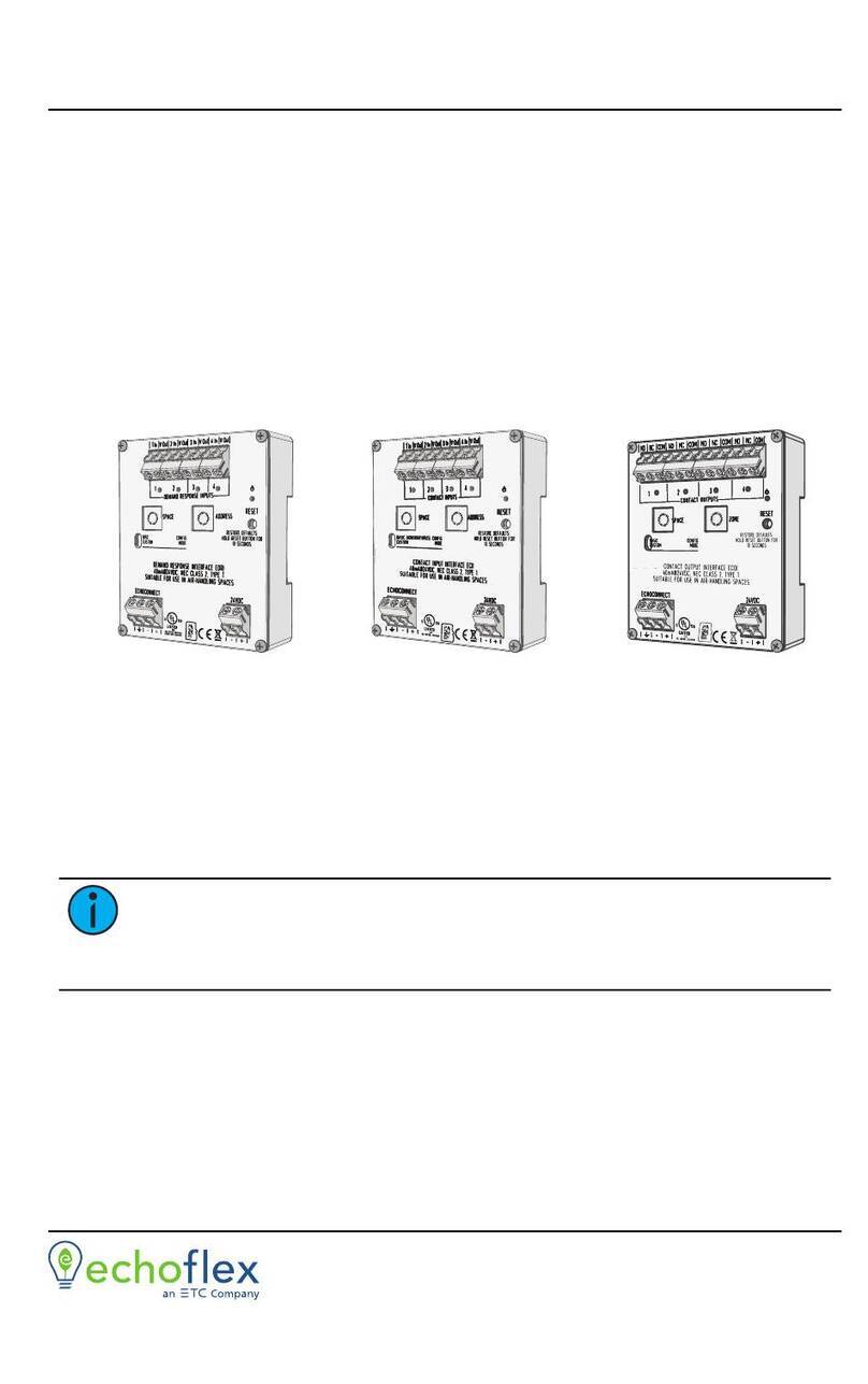 ETC Echoflex Elaho User manual ETC Echoflex Elaho User manual