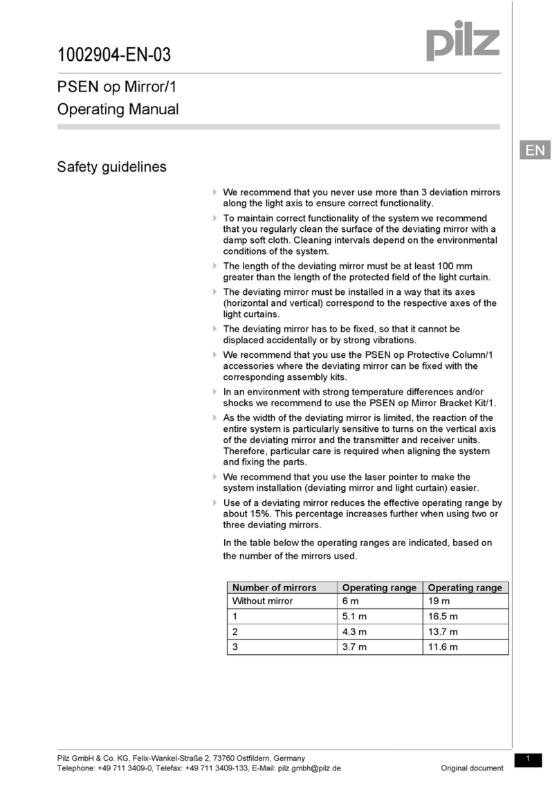 Pilz PSEN op Mirror/1 User manual