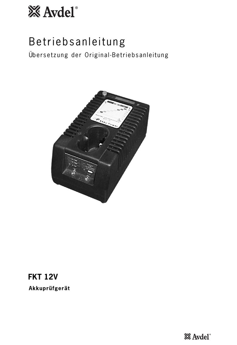 Avdel FKT 12V instruction manual