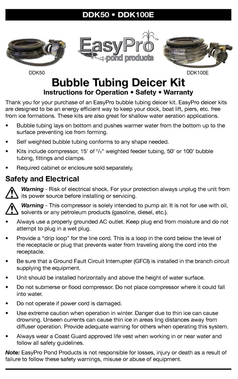 EasyPro DDK50 Instructions for Operation, Safety, Warranty