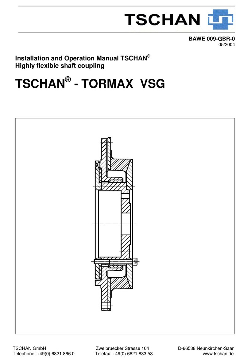 TSCHAN TORMAX VSG Installation and operation manual