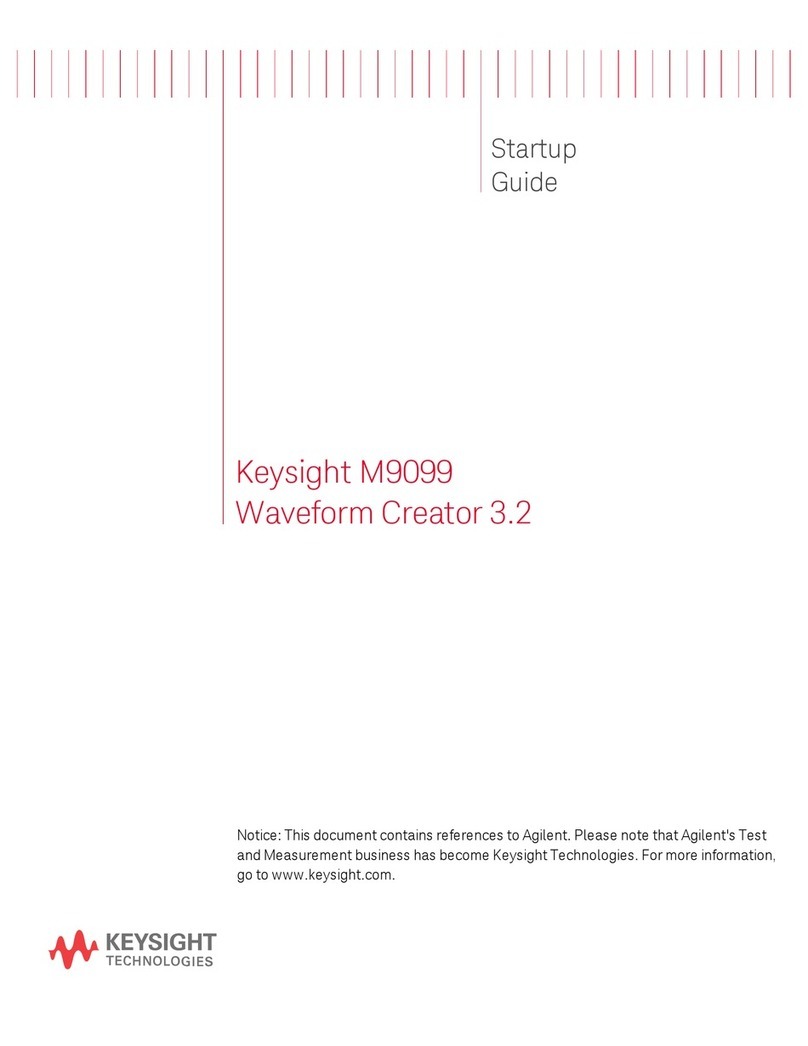 Keysight M9099 Startup guide