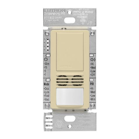 Lutron Electronics Maestro MS-B102 Series User manual