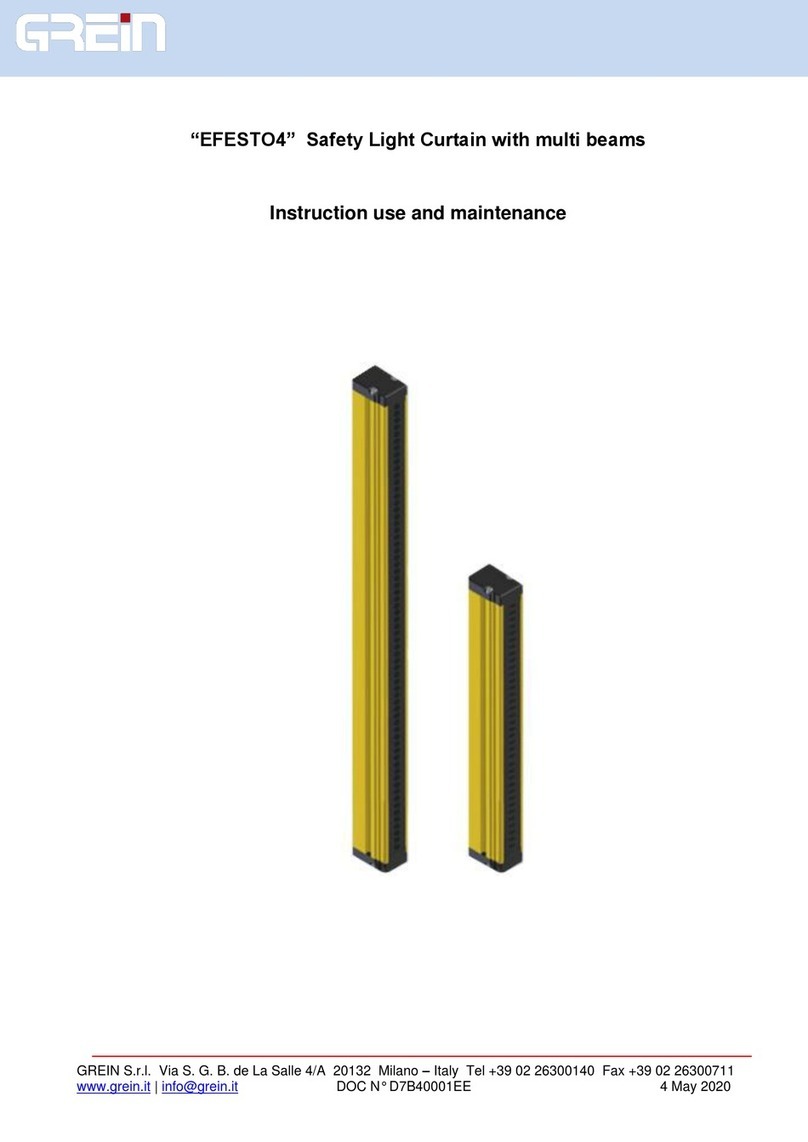 GREIN EFESTO4 Instructions use and maintenance